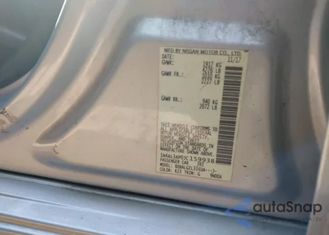 2018 Nissan Altima 2.5 S z USA, uszkodzony, nr VIN 1N4AL3AP0JC159938